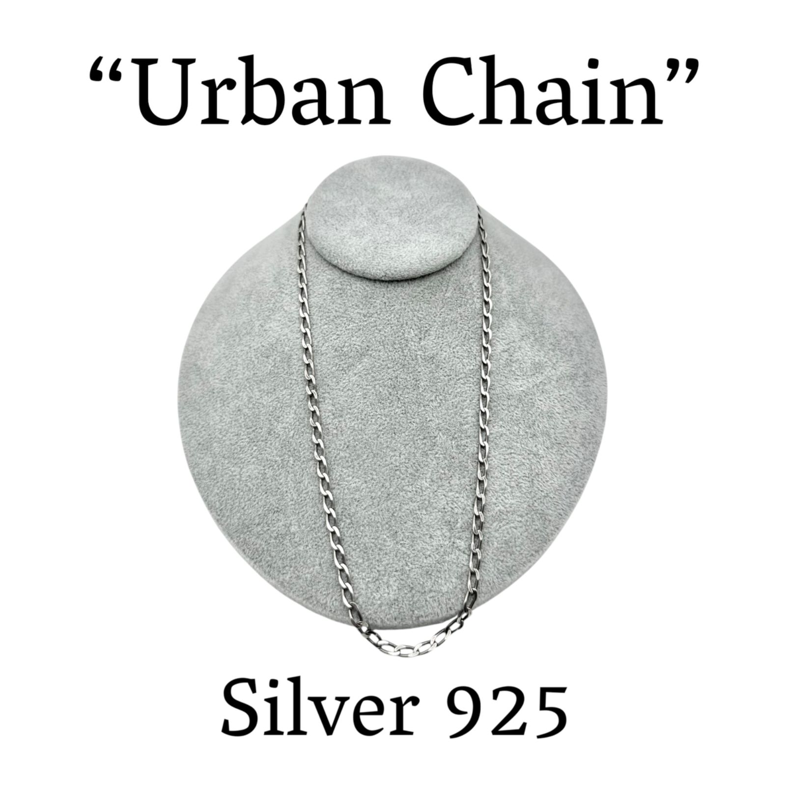 シンプルの極み】 ミニマル Silver 925 刻印 AU 90s Vintage Necklace