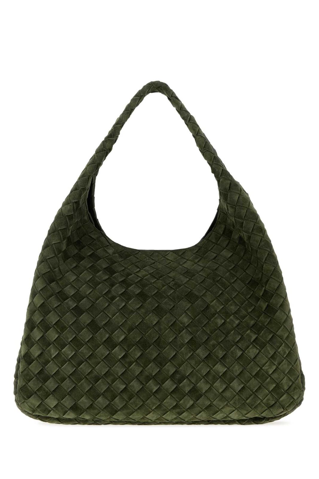【新品・最安値】BOTTEGA VENETA ボッテガヴェネタ LARGE CAMPANA SUEDE GREENTWEED 正規品 バッグ 844250V5ZZ0 3783