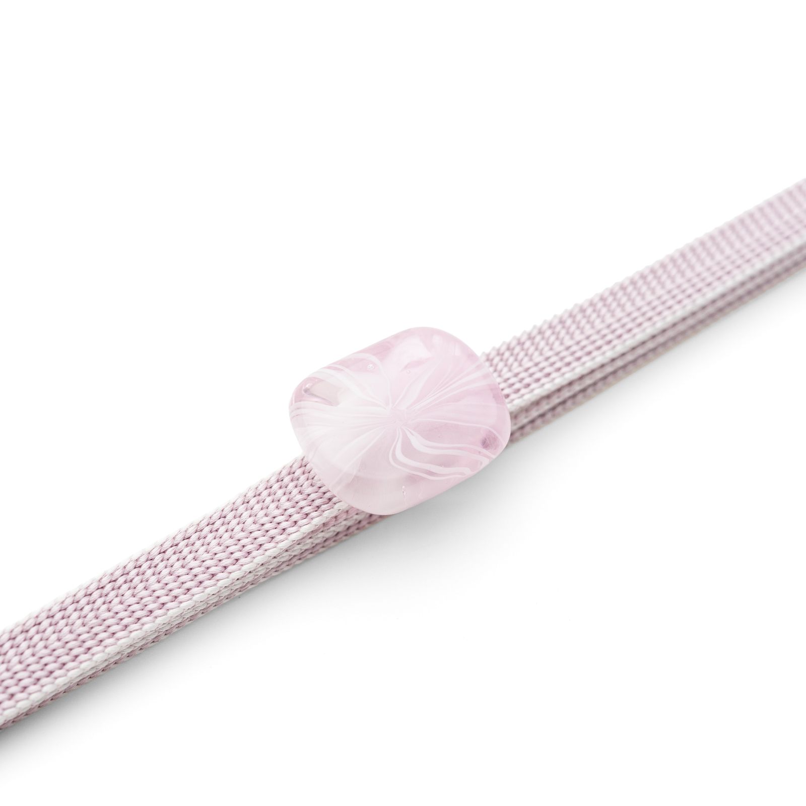 新品　ガラス帯留め付き　帯締め　ピンク 7,433円
