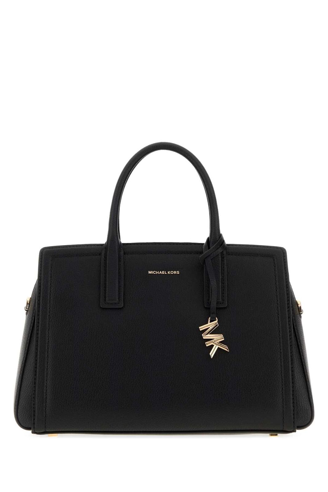 【新品・最安値】MICHAEL BY MICHAEL KORS MD SATCHEL BLACK 正規品 バッグ 30R5G9IS6L BLACK