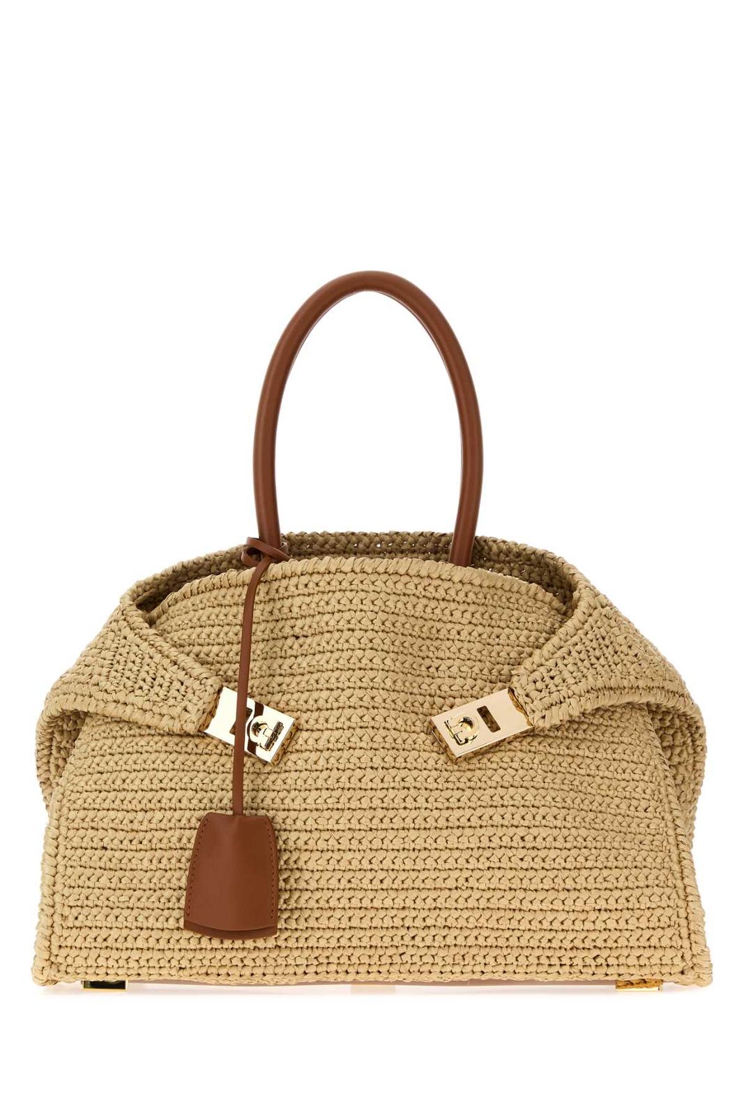 【新品・最安値】SALVATORE FERRAGAMO サルヴァトーレフェラガモ HUG TH S NATURALENATURALERSTDARKSAND6202TANNIN 正規品 バッグ 21A167783334 NATNATDARSAN