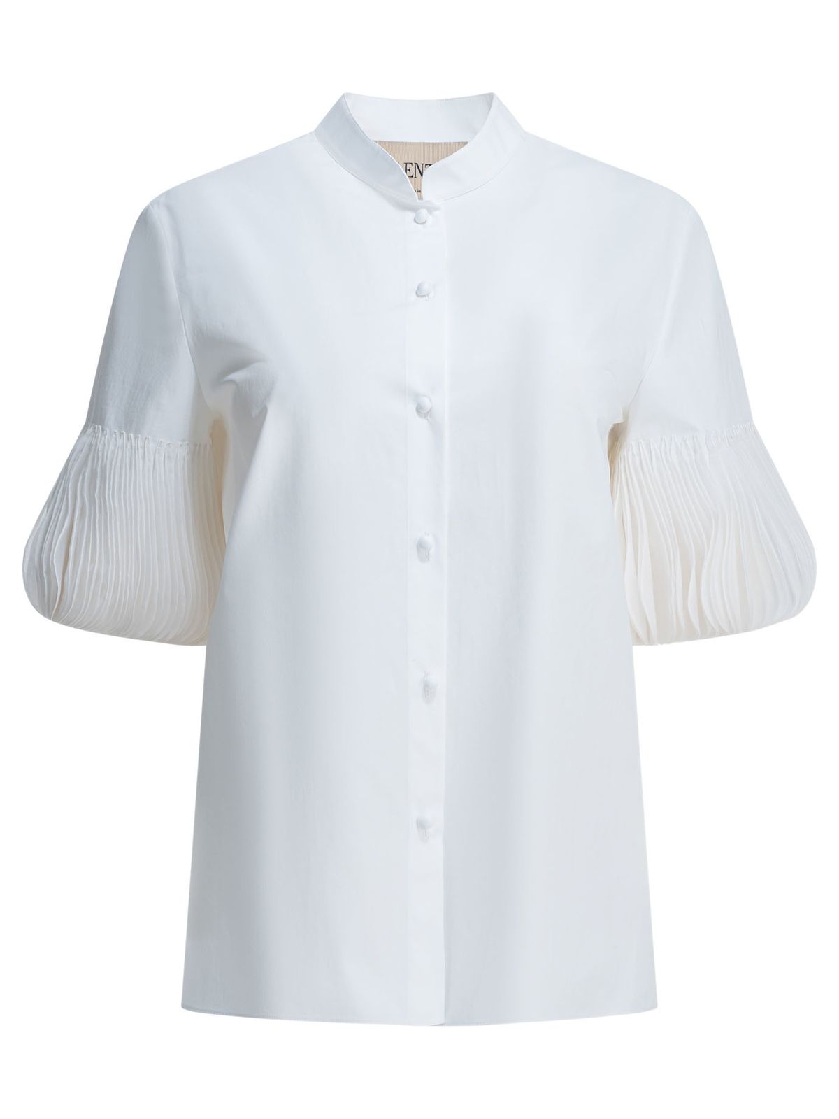 【新品・最安値】Valentino ヴァレンティノ Embroidered casual shirt White 正規品 シャツ 8B0AA0G55A6