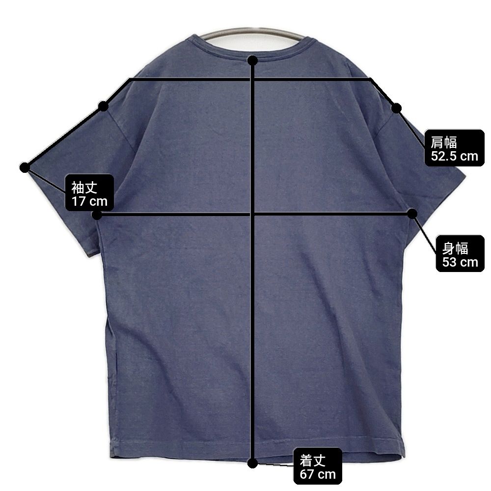 45R/45rpm クジラ サイズ4 プリント 半袖Tシャツ カットソー 24AW