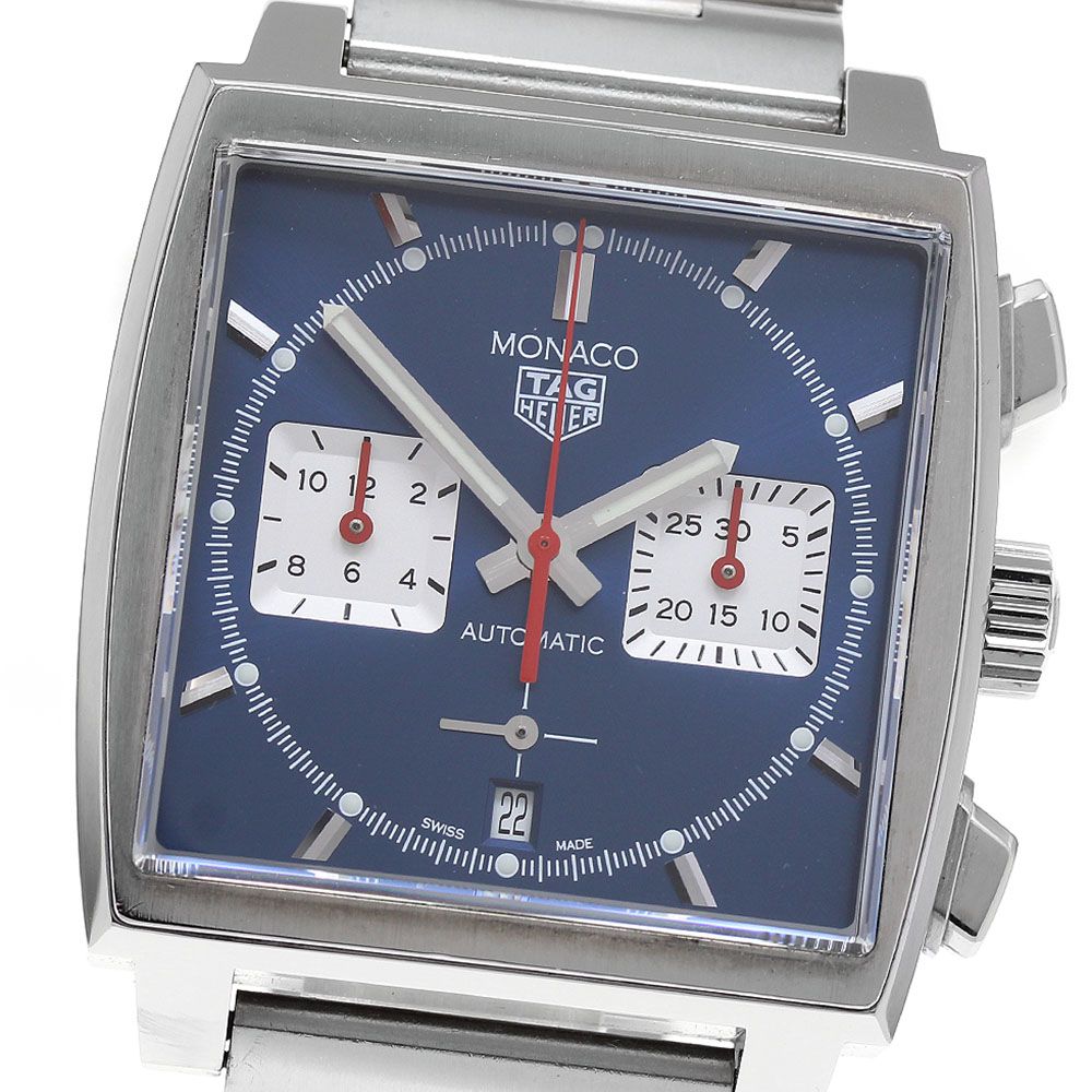 タグホイヤー TAG HEUER CBL2111 モナコ クロノグラフ デイト 自動巻き メンズ 良品 箱付き_969552
