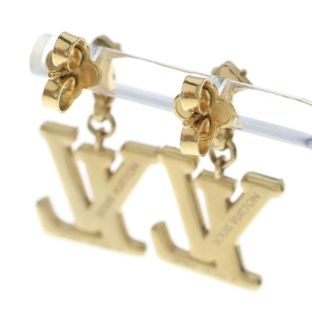 LOUIS VUITTON (ルイヴィトン) モノグラム ラインストーン ピアス