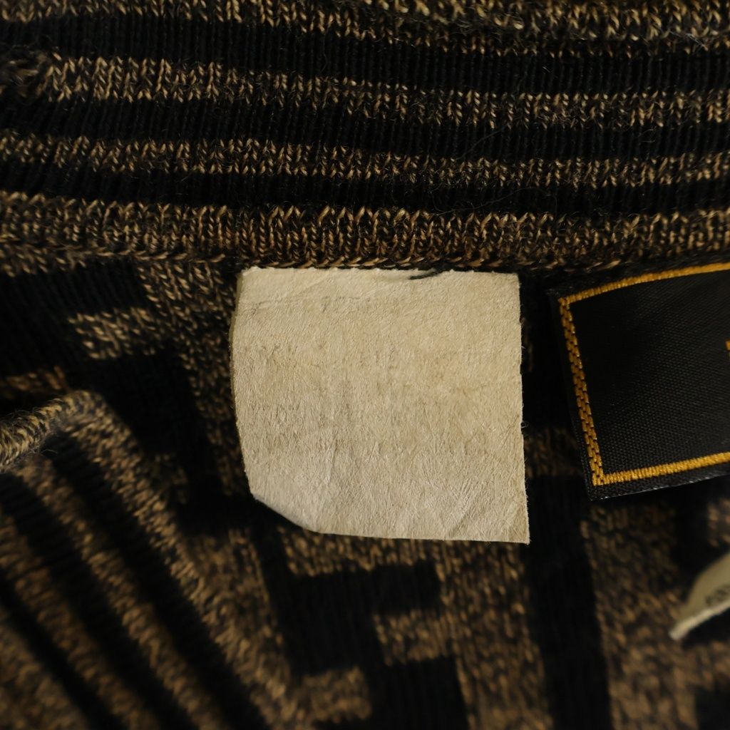 FENDI (フェンディ) 90s VINTAGE FF Wool Cardigan ズッカ柄 ウール