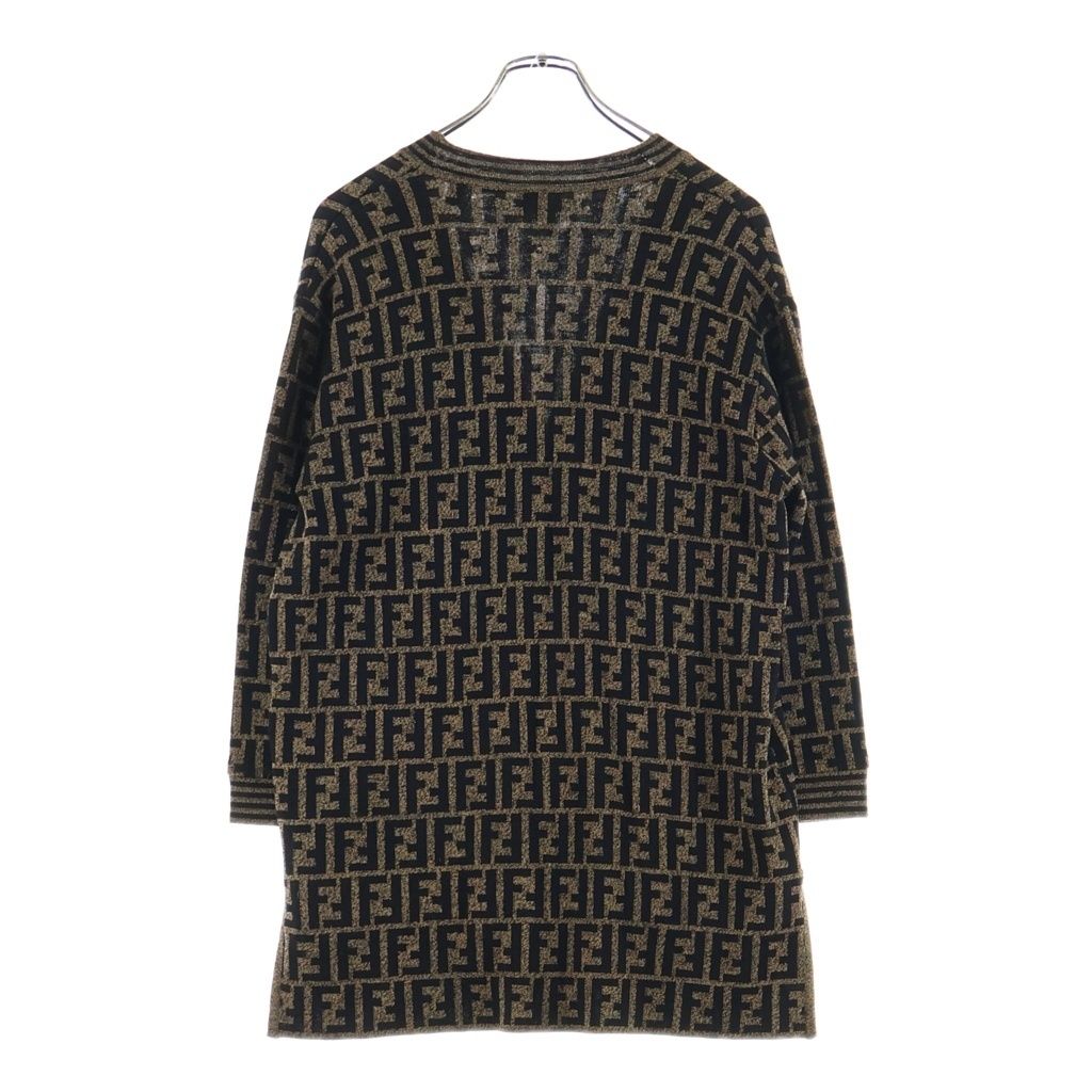 FENDI (フェンディ) 90s VINTAGE FF Wool Cardigan ズッカ柄 ウール