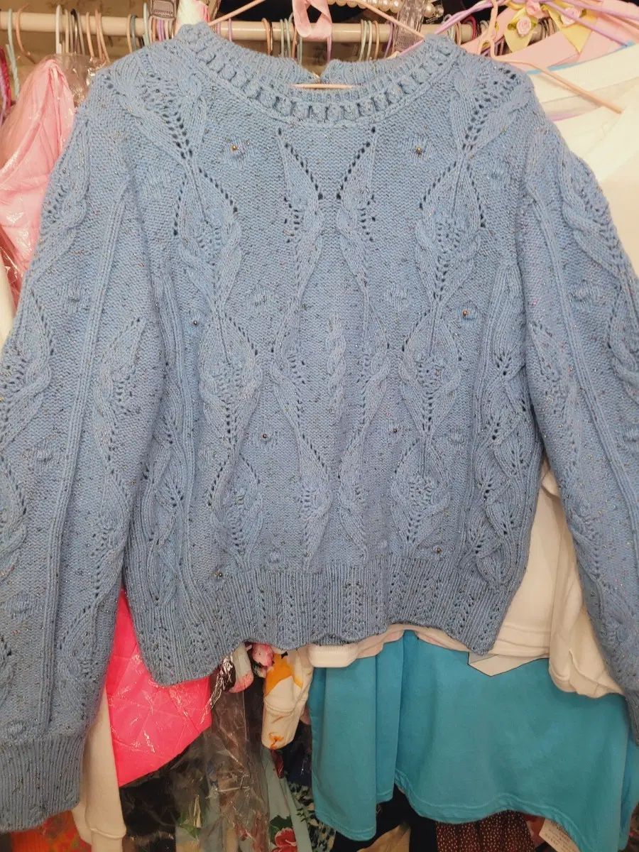 タイム グリッカー ブルーニット 新品