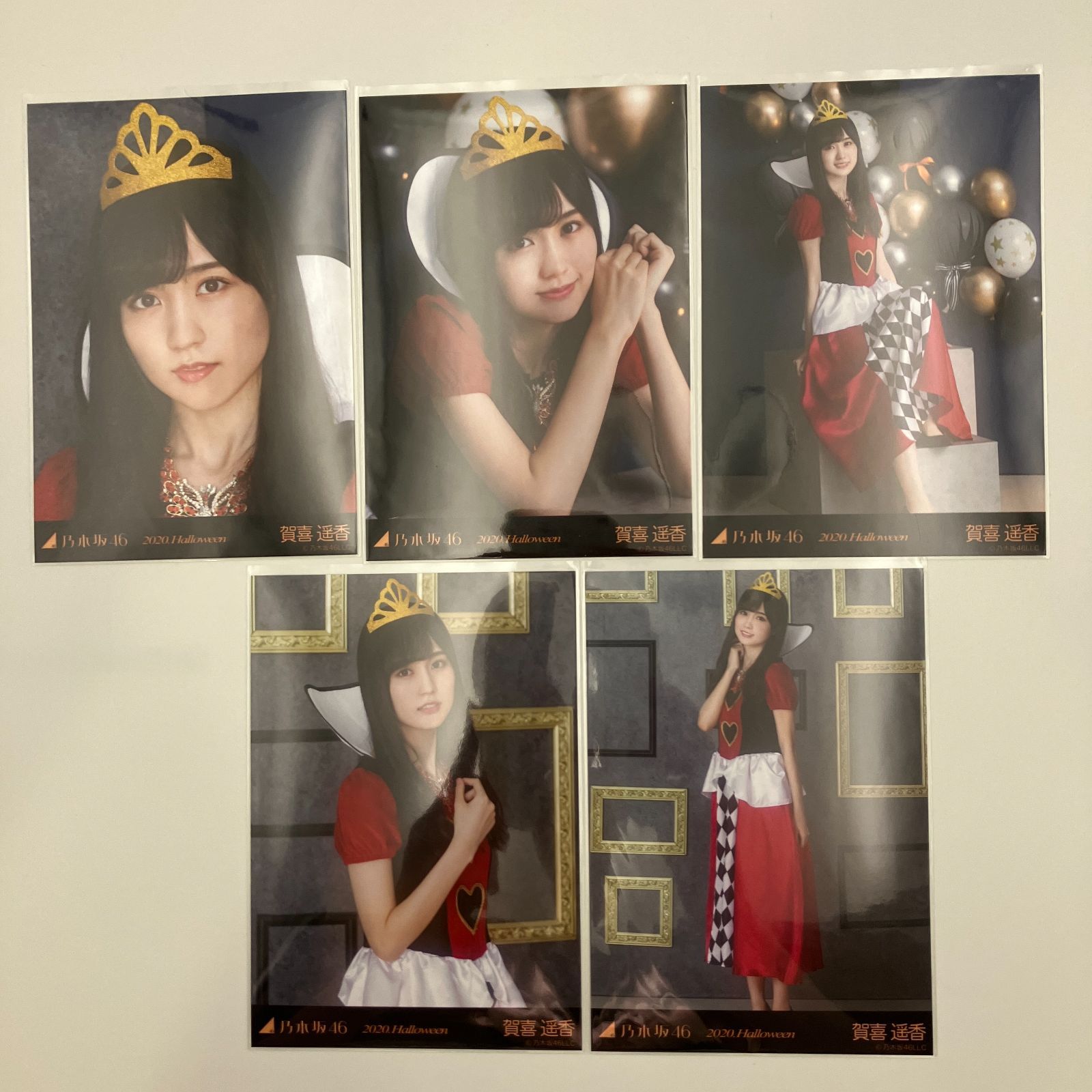 乃木坂46 賀喜遥香 マフラータオル（開封済み）3種＋生写真4種セット