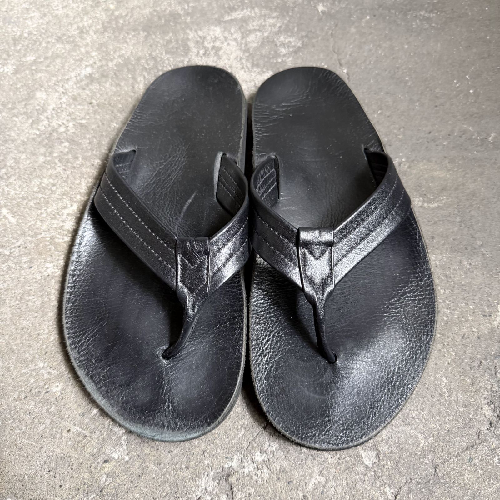  SLIPPER BEAMS別注　ボリュームソール　サイズ8 レザー メンズ ISLAND SLIPPER x BEAMS 別注 ボリュームソール サンダル