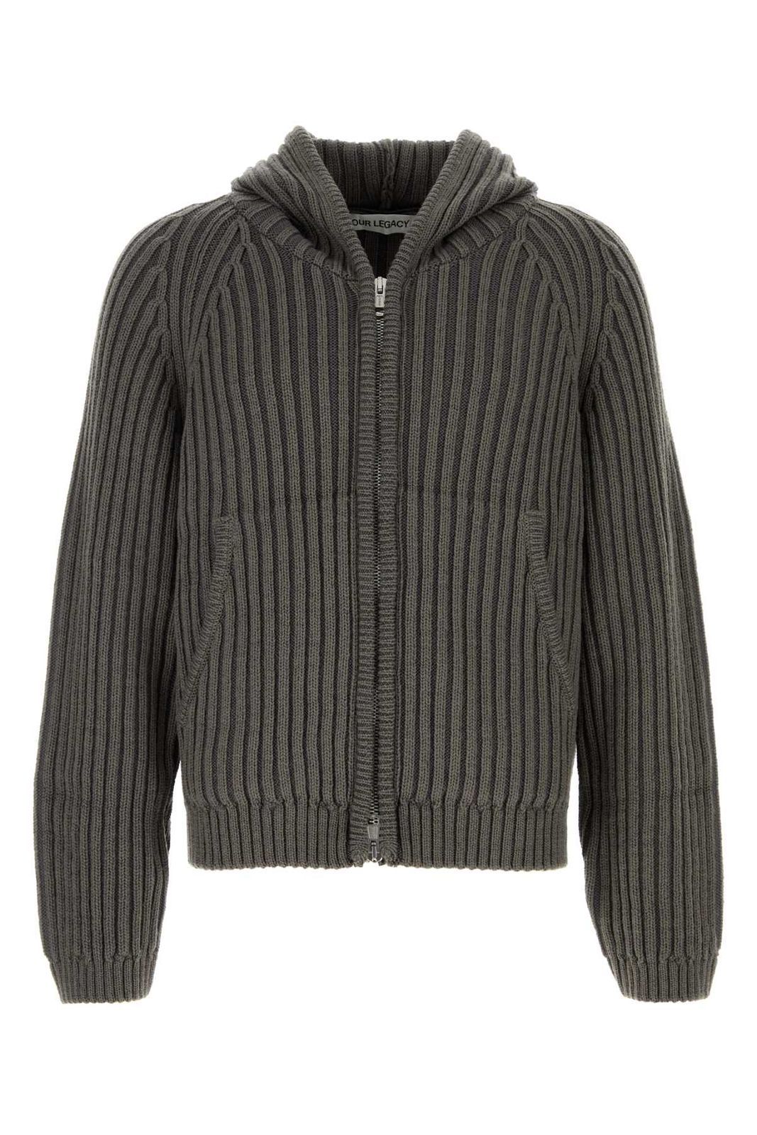 【新品・最安値】OUR LEGACY アワーレガシー LEVEL HOOD SAGE STRIPE DRY MERINO WOOL 正規品 トレーナー・スウェット M4263LS SAGSTRIDRYMERWOO