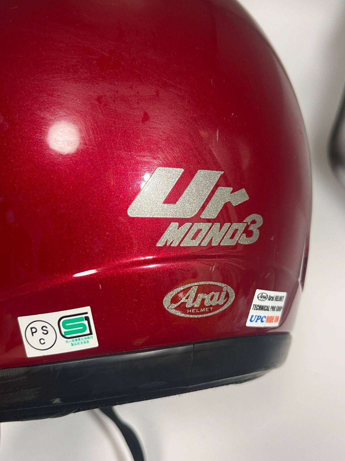 Arai Ur MONO3 フルフェイスヘルメット 59-60cm ワインレッド - メルカリ