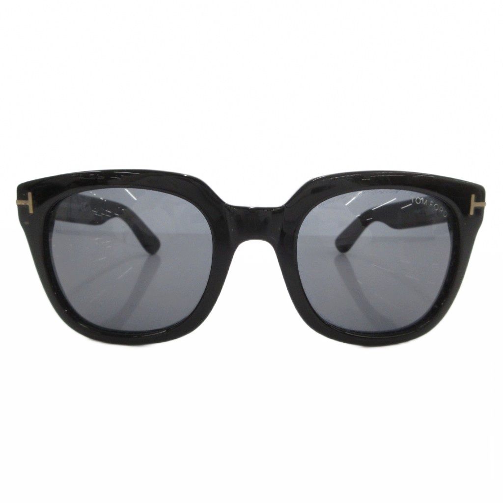 トムフォード TOM FORD キャンベル Campbell サングラス アイウェア ウェリントン フルリム セルフレーム 53□22 145 黒 ブラック TF198 /GV