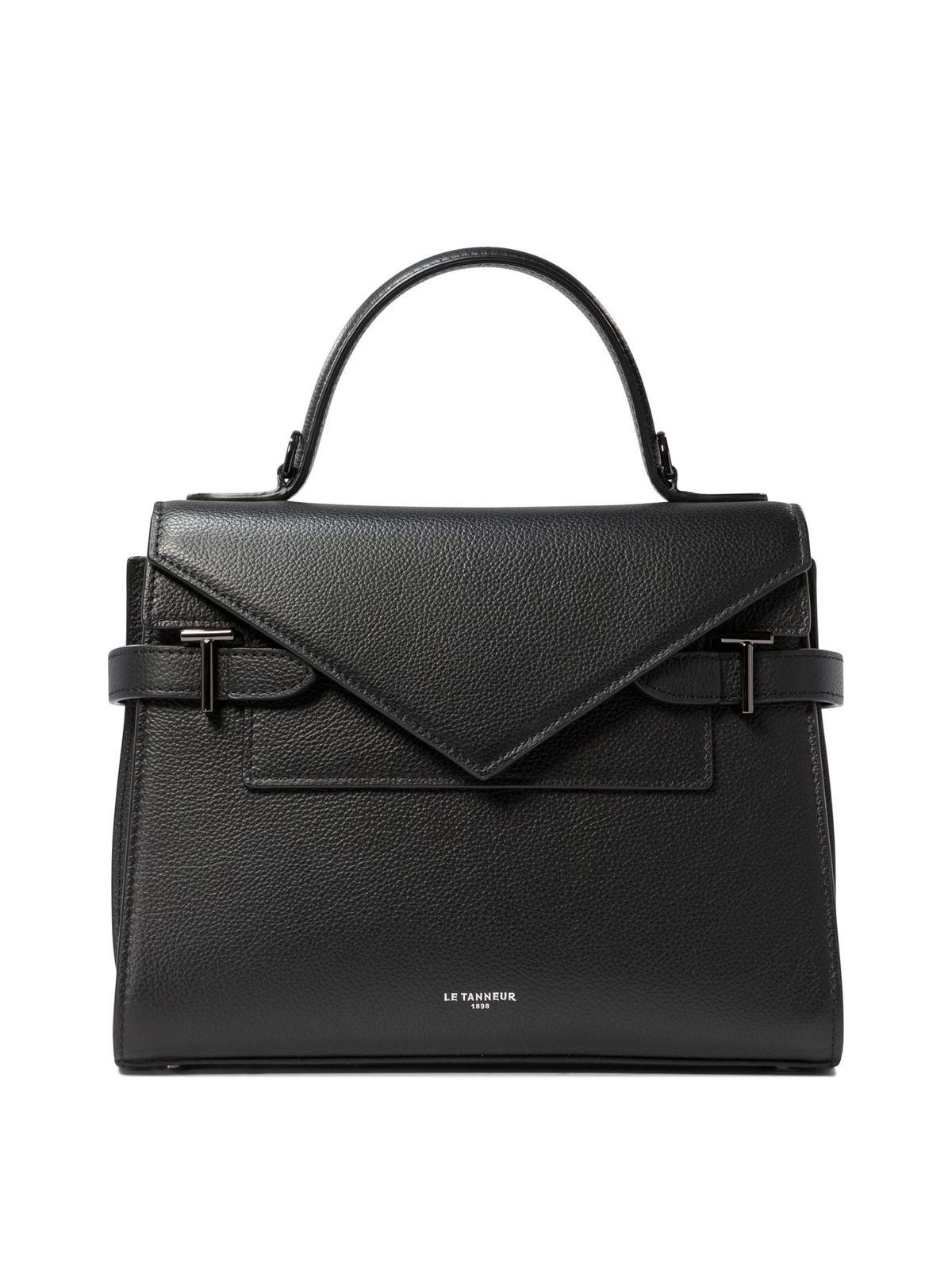 【新品・最安値】Le Tanneur ルタヌア Handbags Black 正規品 バッグ TEMI1014