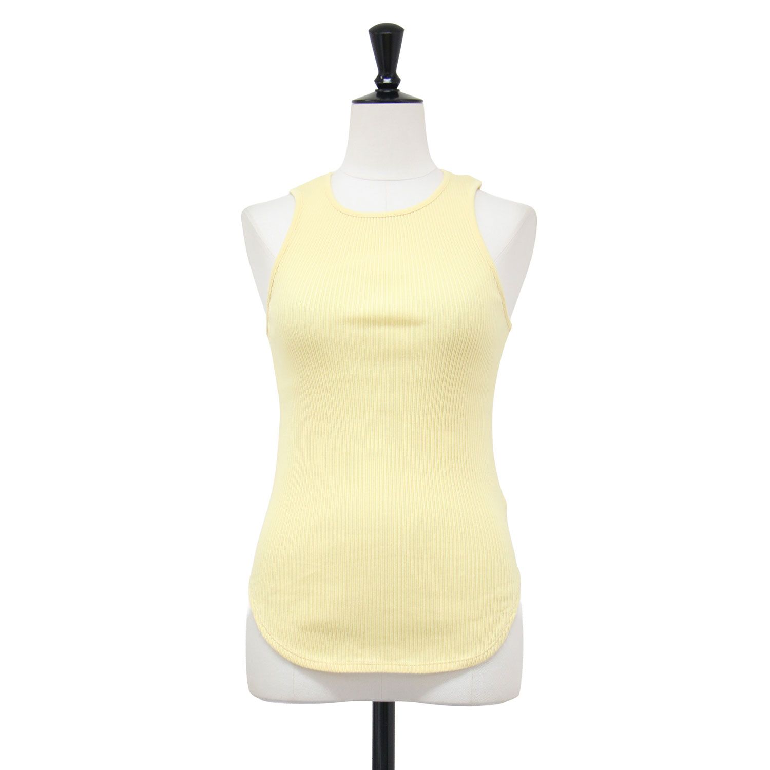【美品】BOWTE バウト タンクトップ イエロー FREE 26春夏 ハイ ツイスト コットン タンクトップ HIGH TWIST COTTON TK TOP プルオーバー クルーネック ノースリーブ リブ ストレッチ 日本製【レディース】【中古】 6,328円