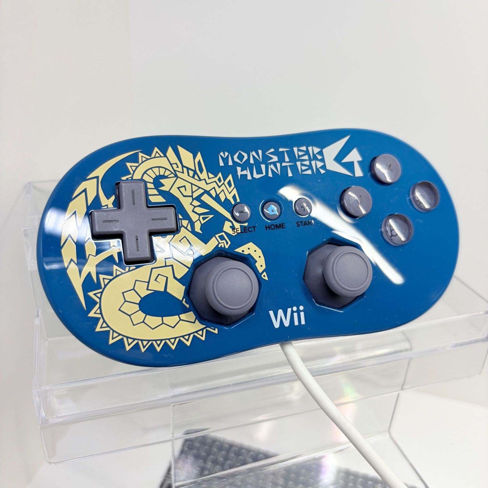 [전체 유지 보수] Wii Wii U 클래식 컨트롤러 몬스터 헌터 블루 몬스터 헌터