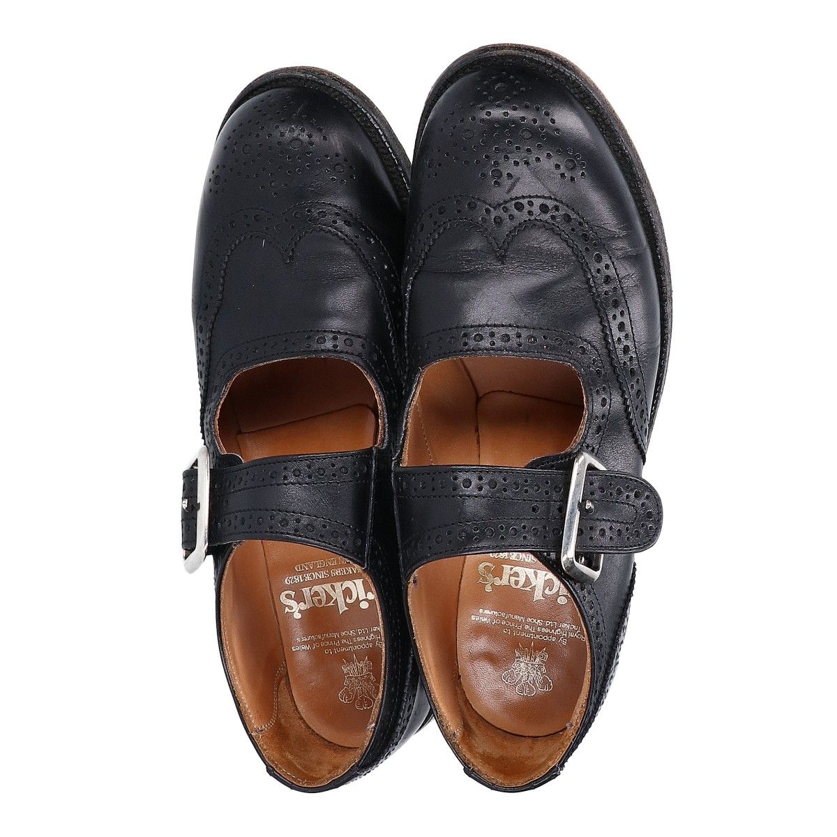 Tricker's トリッカーズ L6011 MARY JANE ウィングチップ レザー