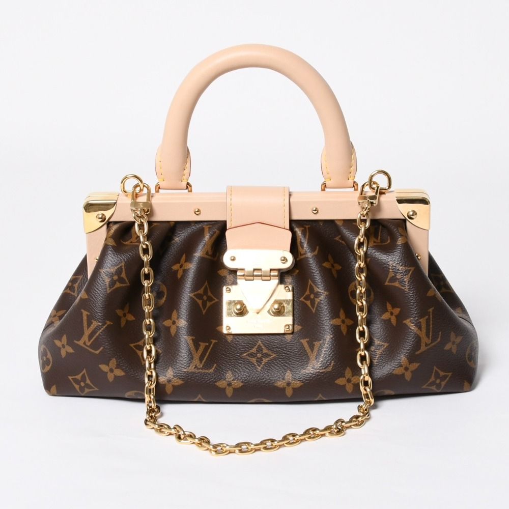 新品同様 LOUIS VUITTON ルイヴィトン クラッチ ハンドバッグ チェーン
