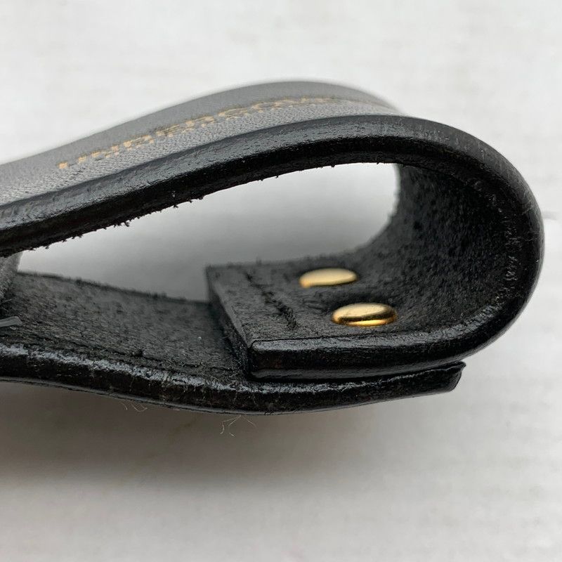 中古品】 UNDERCOVER アンダーカバー キーリング BLACK LEATHER