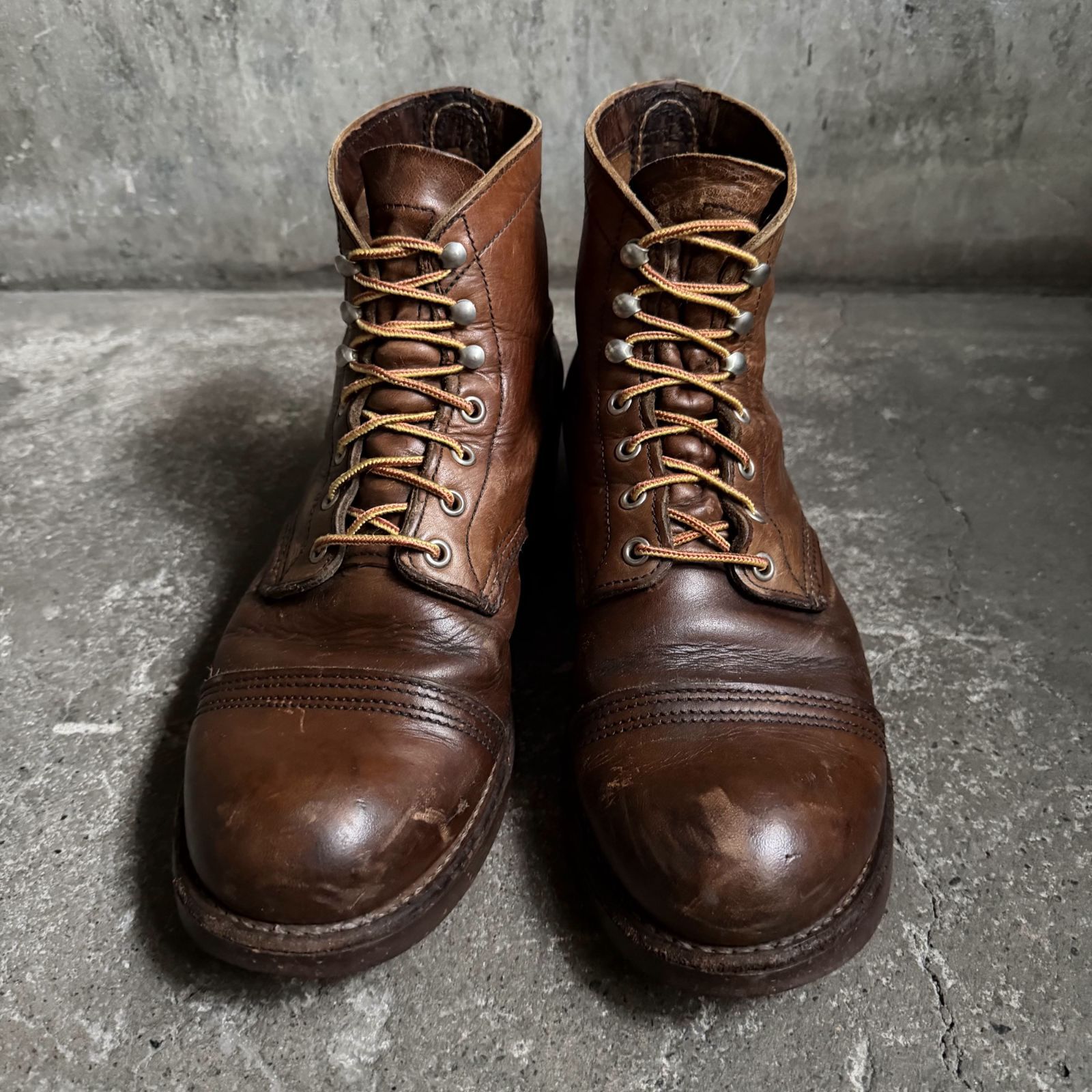 RED WING Iron Ranger 8111 2012年製 ダークブラウン US9.5 レッド 