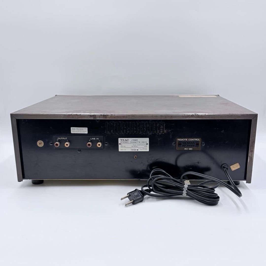 希少品】TEAC F-550RX カセットデッキ 音出し確認OK ヴィンテージ 高級