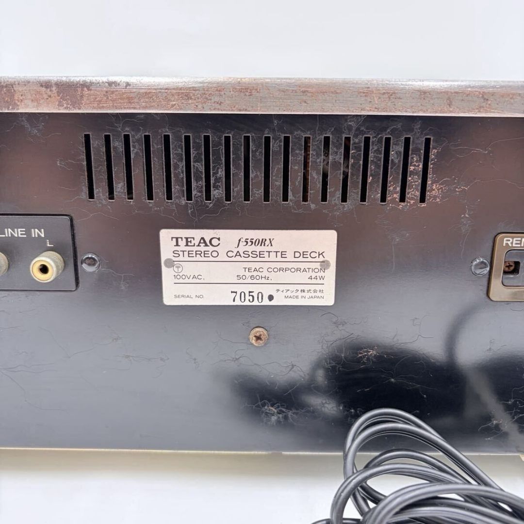 希少品】TEAC F-550RX カセットデッキ 音出し確認OK ヴィンテージ 高級