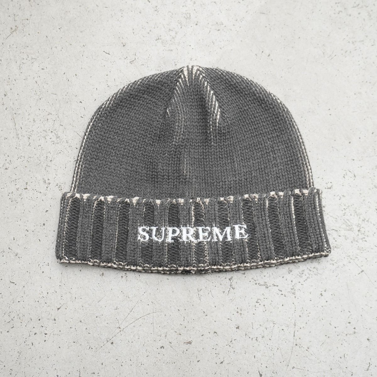 美品22SS Supreme シュプリーム OVERPRINT BEANIE KNIT CAP オーバー