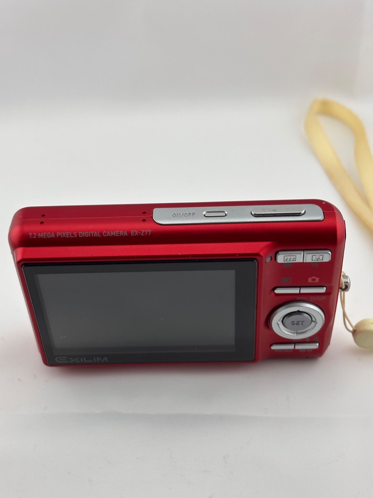 CASIO EXILIM EX-Z77✨美品❤️安心の実働品★お洒落なレッド 1591【美品、動作確認済み】 CASIO EXILIM EX-Z77 レッド カシオ