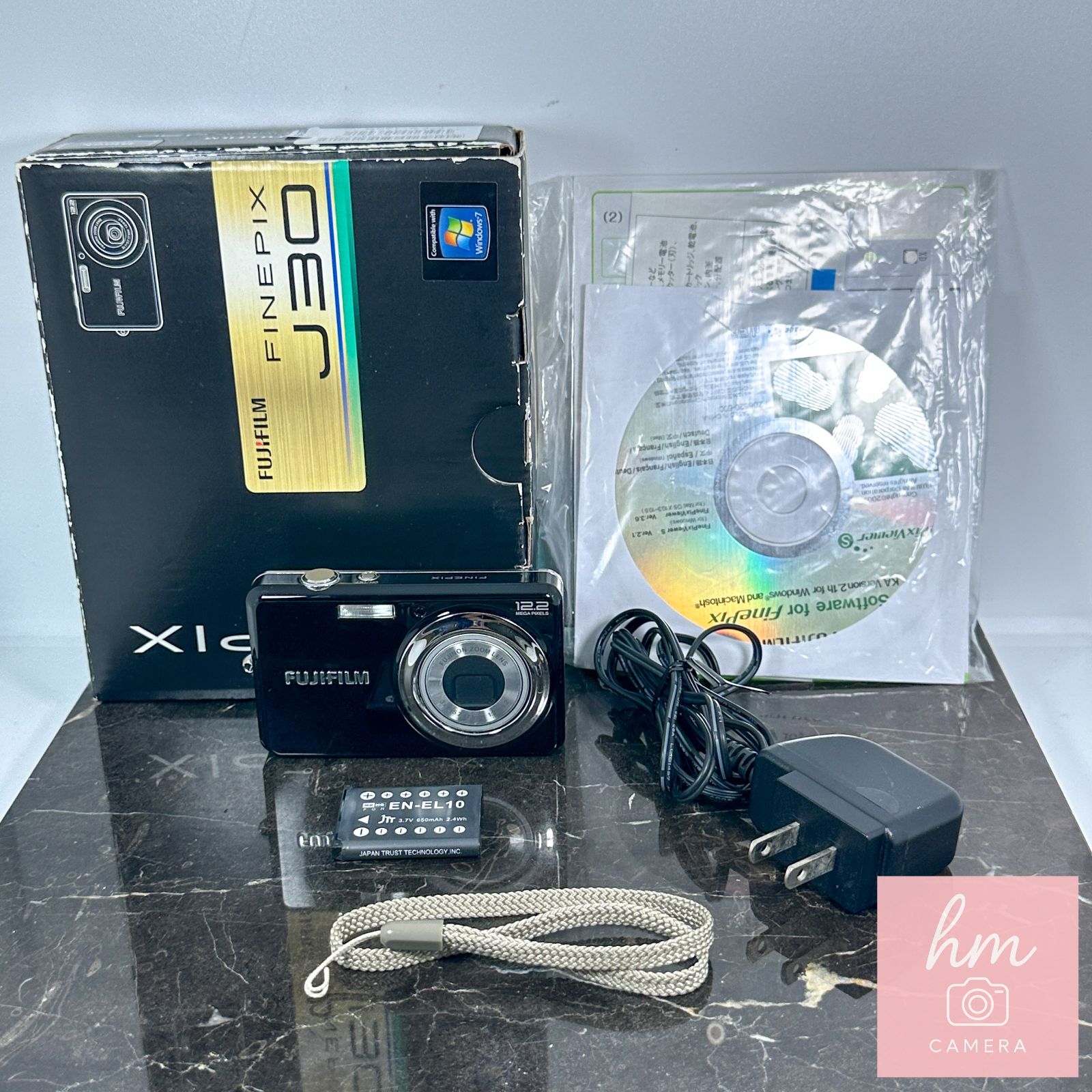 FUJIFILM FinePix J30 ブラック 1200万画素 光学3倍ズーム フジノン