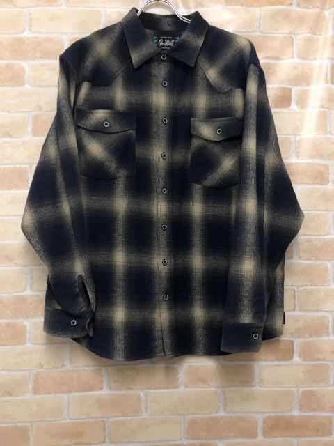 【中古】 GOOD HELLER グッドヘラー CHECK L/S SHIRT ネイビー XL 111458752