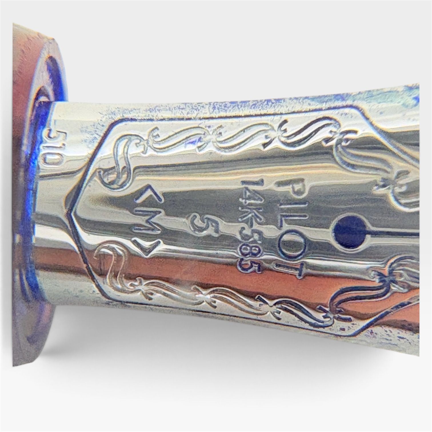透明ブルーが美しい???】PILOT 万年筆 CUSTOM HERITAGE 92 14K-585 5号