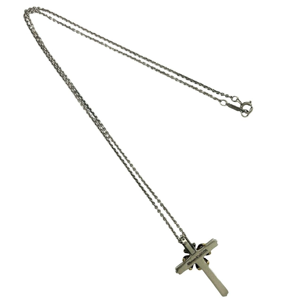 極 美品 TIFFANY&Co. ティファニー シグネチャー クロス ネックレス