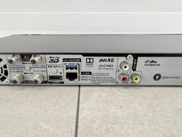 ブルーレイディスクレコーダー 【中古】ジャンク品 Panasonic