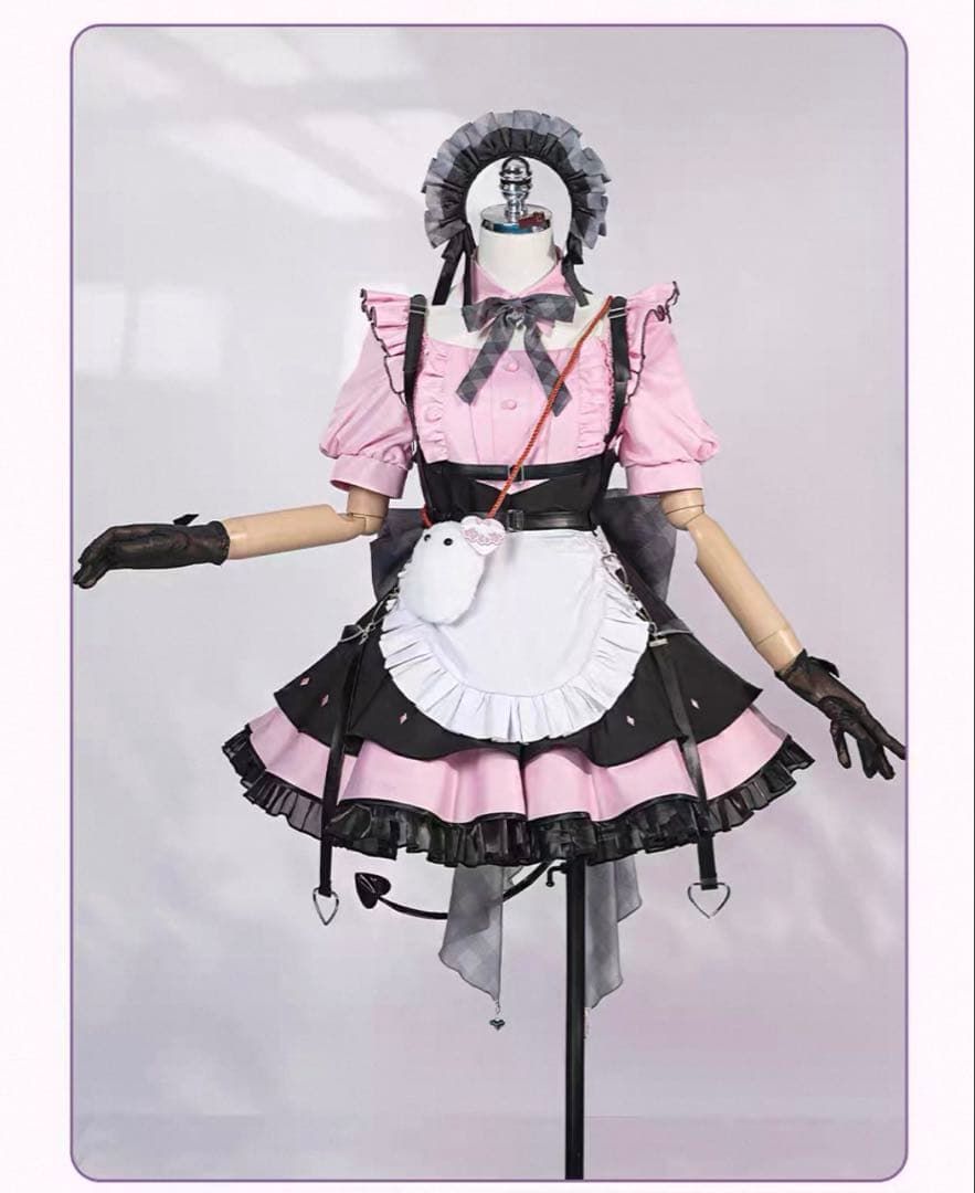 新品 CGCOS にじさんじ　戌亥とこ　メイド服　コスプレ衣装(ウィッグ・靴対応)その他