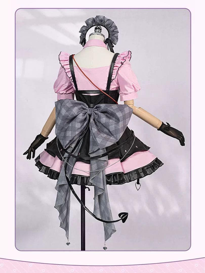 新品 CGCOS にじさんじ　戌亥とこ　メイド服　コスプレ衣装(ウィッグ・靴対応)