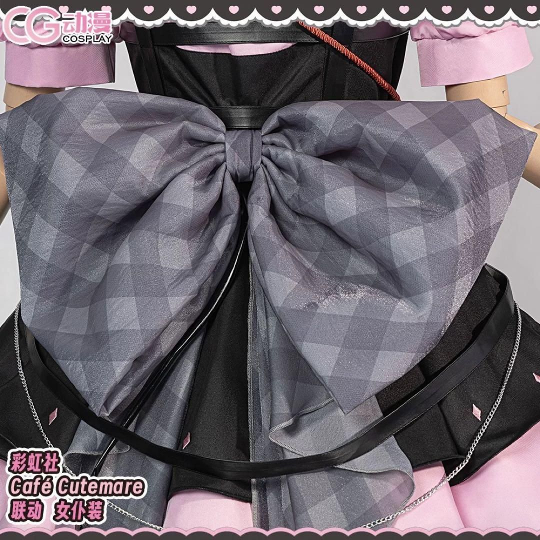 新品 CGCOS にじさんじ　戌亥とこ　メイド服　コスプレ衣装(ウィッグ・靴対応)