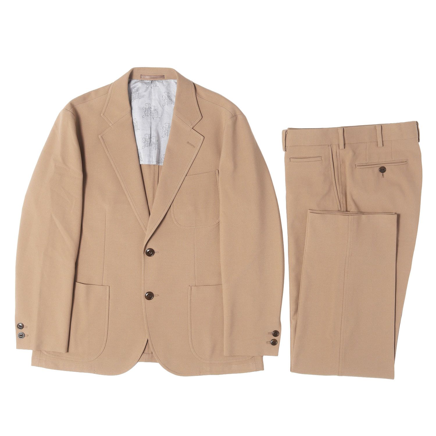 The Stylist Japan スタイリストジャパン ベージュ 各M 22AW ストレッチホップサック テーラードジャケット スラックスパンツ セットアップ TSJJ-23002 【メンズ】【中古】 26,810円