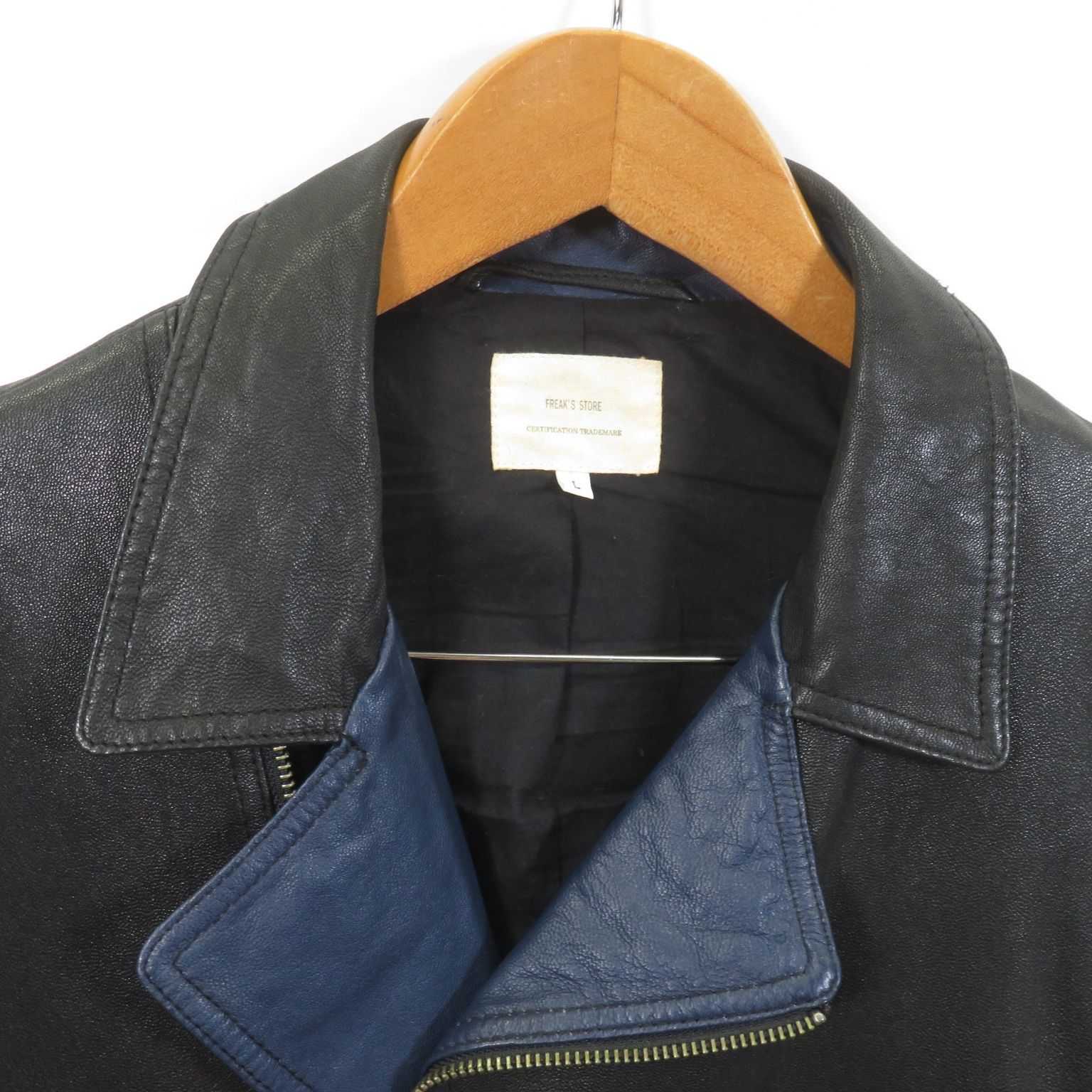 FREAK'S STORE ダブルレザージャケット FREAK'S STORE - FREAK'S STORE