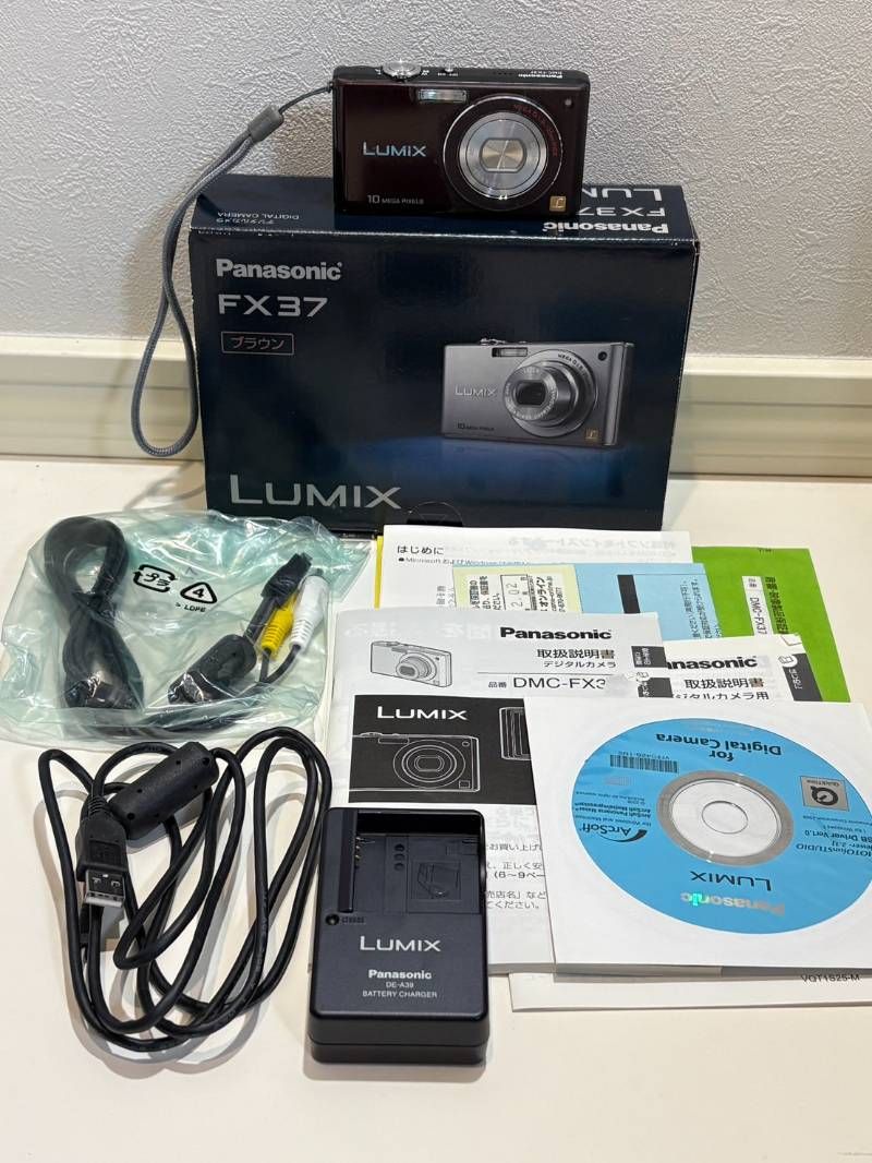 파나소닉 루믹스 DMC-FX37 브라운 컴팩트 디지털 카메라 디지털 카메라 정크