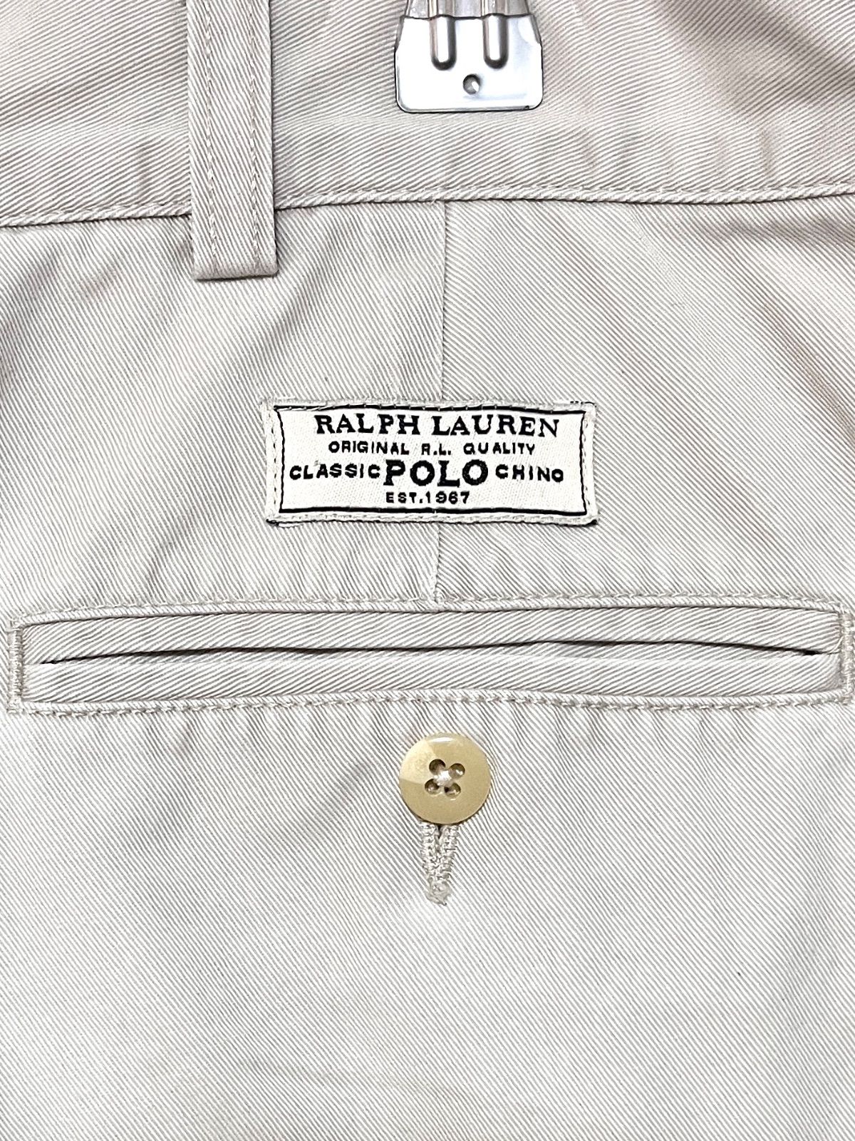 Polo RALPH LAUREN】90s ANDREW 2タックチノパンツ W38 L32 ライト