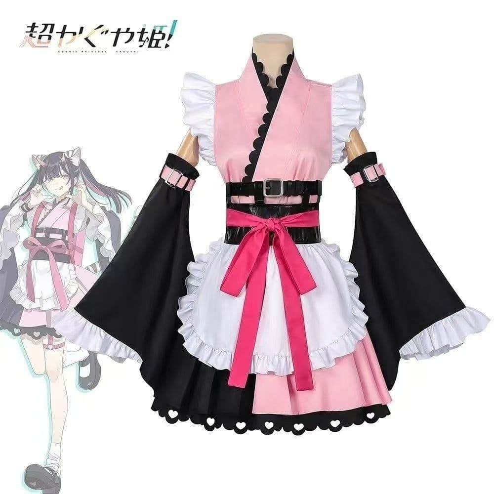 新品 コスプレ衣装　超かぐや姫！　駒沢乃依　ウィッグ付き　M