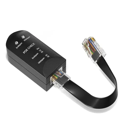 VCELINK PoE検出器 テスト用ケーブル付属 検電テスター PoEチェッカー送料無料 2c15c16c - 2