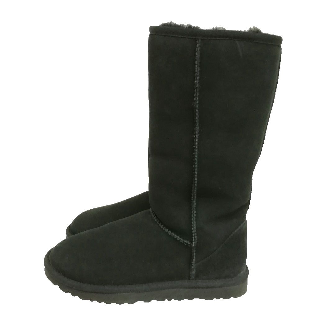 UGG Australia 5815 W CLASSIC TALL Mouton Boots Long 23cm Black