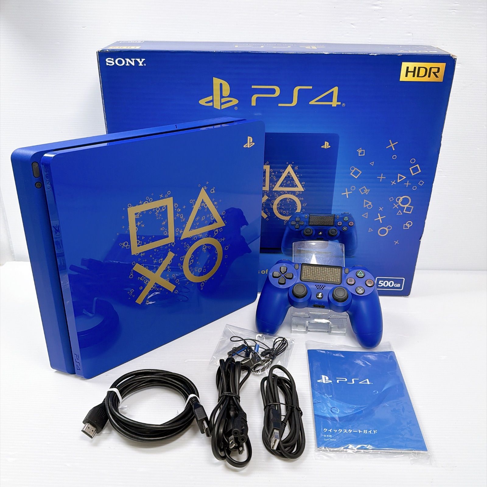 플레이스테이션 4 콘솔 PS4 데이즈 오브 플레이 한정판 좋은 제품 FW13.52 플레이어블 세트 작동 확인 CUH-2100A BZN 소니 플레이스테이션 4 플레이스테이션 4 데이즈 오브 플레이 ps4 컨트롤 넘버 M2251