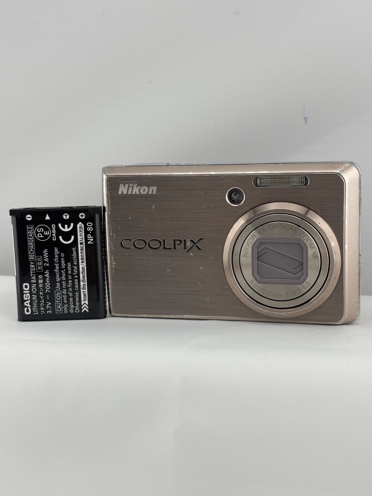 2506【動作確認済み】 Nikon COOLPIX S600 シルバー ニコン