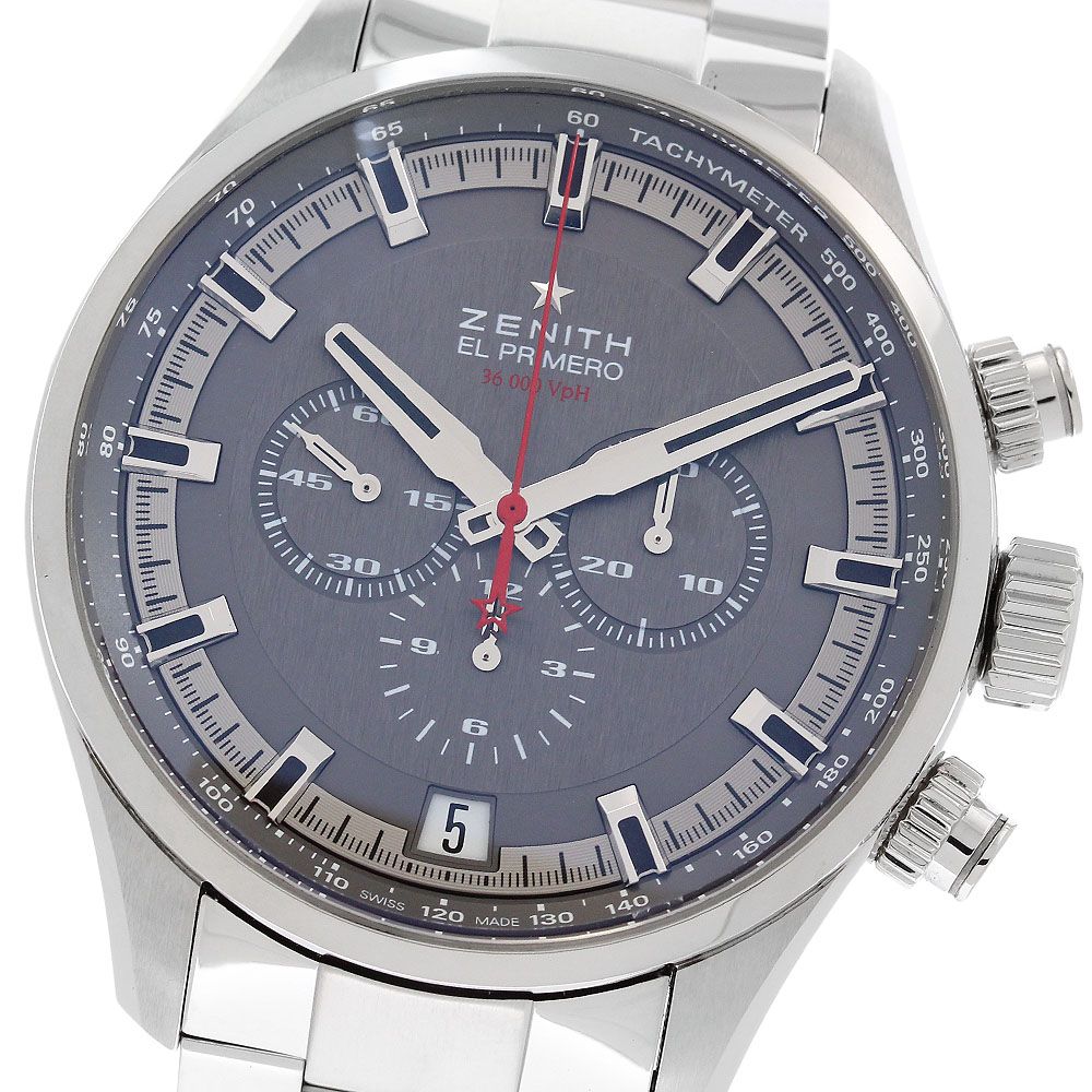 ゼニス ZENITH 03.2280.400/91.M2280 エルプリメロ クロノグラフ 自動巻き メンズ 良品 保証書付き_975379