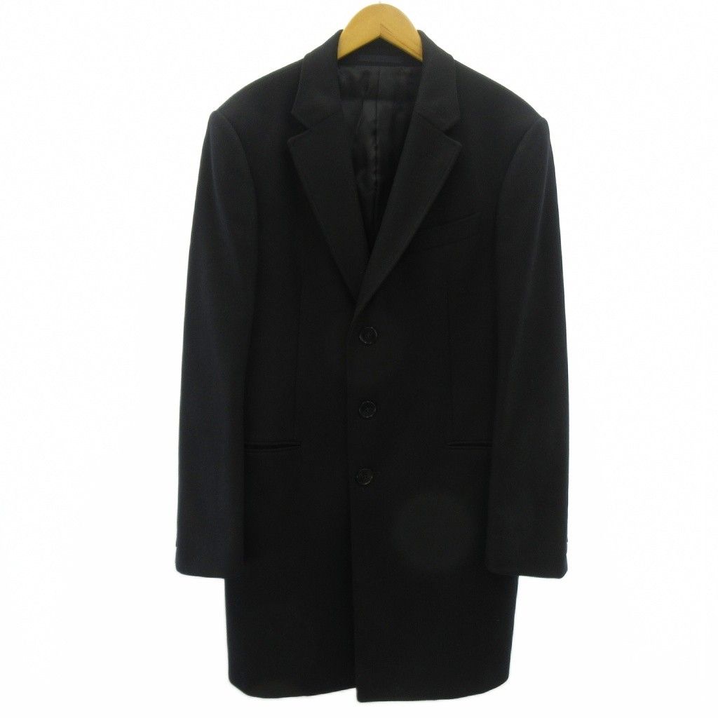 ARMANI COLLEZIONI カシミヤ混ヘリンボーンチェスターコート アルマーニ コレツィオーニ ARMANI COLLEZIONI ヘリンボーン