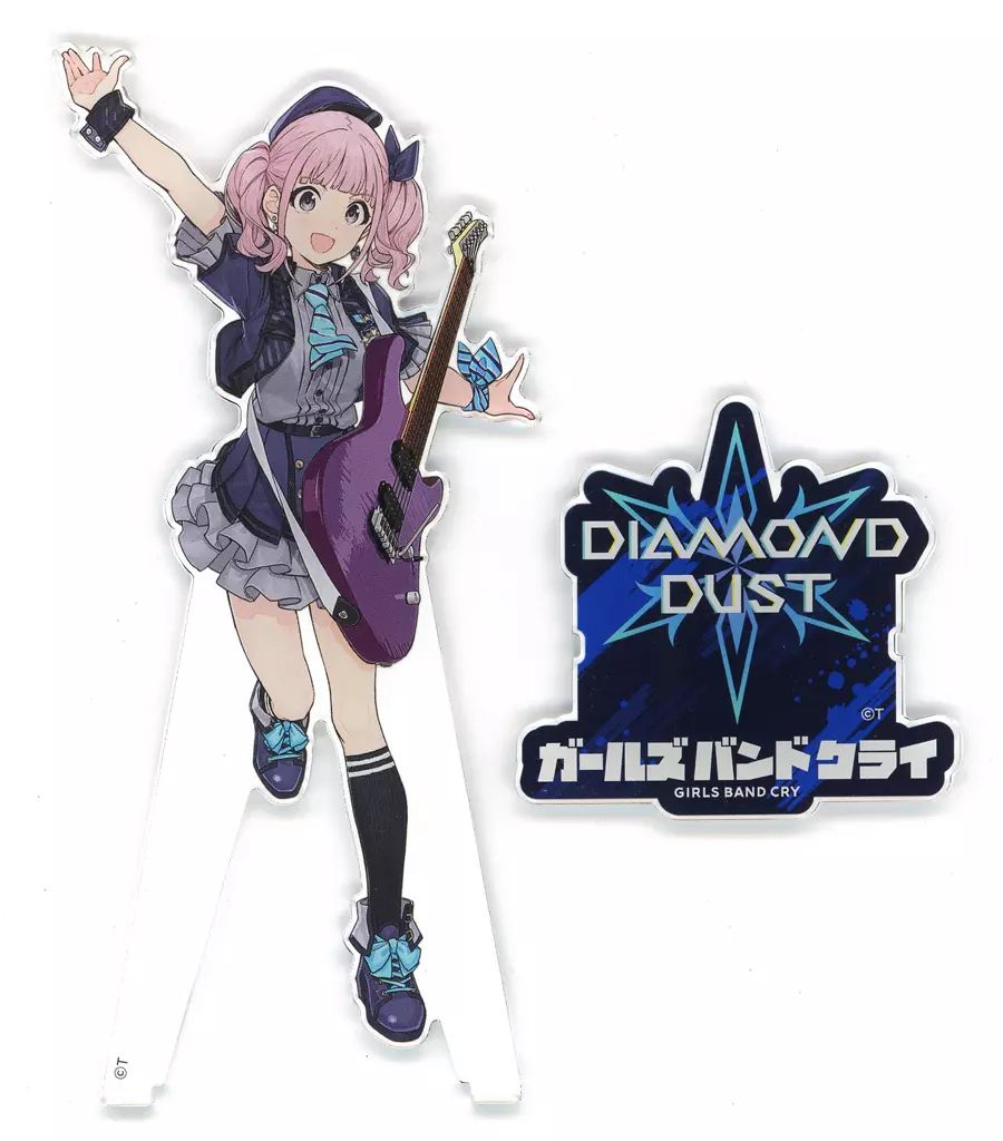 [Used] Acrylic Stand/Acrylic Panel Hina Diamond Dust Acrylic Stand “Girls Band Cry”