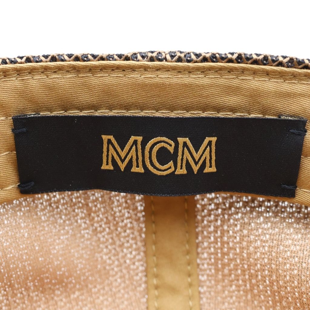 MCM (エム シー エム) ヴィセトス・モノグラム柄 ロゴ メッシュベース