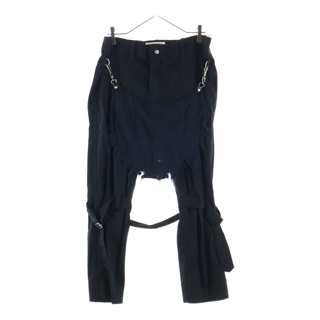 PEELu0026LIFT (ピールアンドリフト) BONDAGE TROUSERS サイドジップ付き ボンテージ パンツ ブラック PL18-P012-6